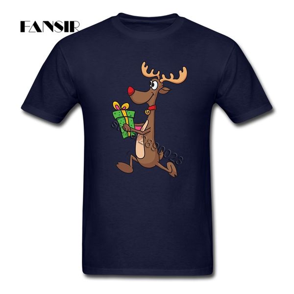 

мужчины t shirt печать на заказ хлопка с коротким рукавом футболки мужчины олени рождество подростковый марка одежды