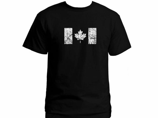 

canadian retro distressed look military graphic funny men t shirt new arrival summer casual short sleeve fashion tees
