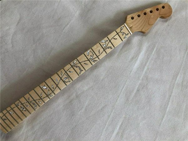 

diy electric guitar neck maple 22 fret 25.5inch life tree inlay replacement