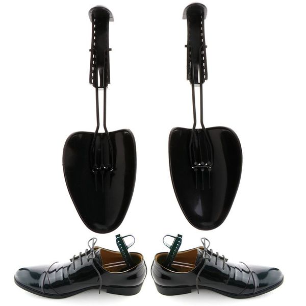 

1 pair plastic shoe tree shaper shapes stretcher adjustable for women men fashion black new high quality