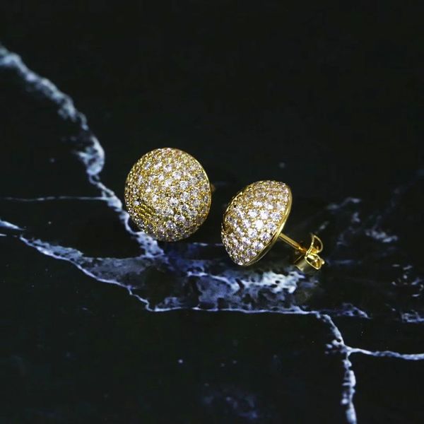 

2020 christmas gift diamond earrings stainless steel jewelry fashion earring womens rose gold earrings stud earrings wholesale, Golden;silver