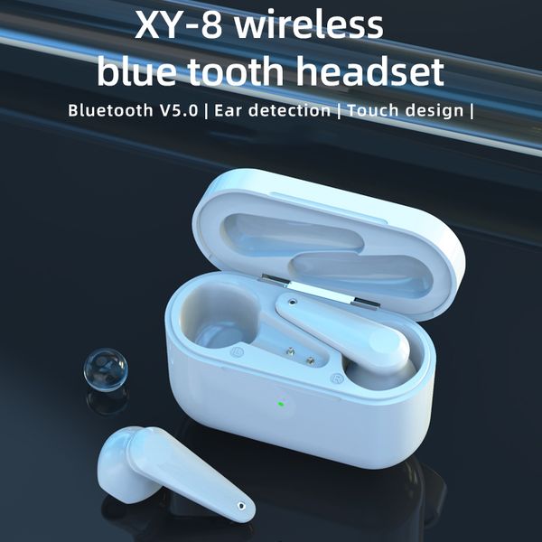 

гарнитуры наушники tws беспроводные наушники xy-8 bluetooth v5.0 hifi стерео наушники