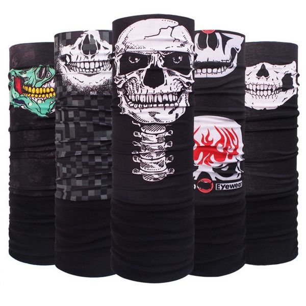 

2020 новая мужская зима мотоцикл хип-хоп панк спорт лыж велоспорт многофункциональный tube skull маска руна подогреватель банданы головные у, Blue;gray