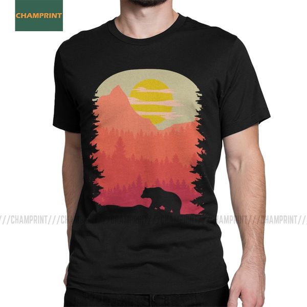 

wild life nature men's t shirts earth save planet trees travel forest adventure ocean outdoors camping t-shirts 100% cotton