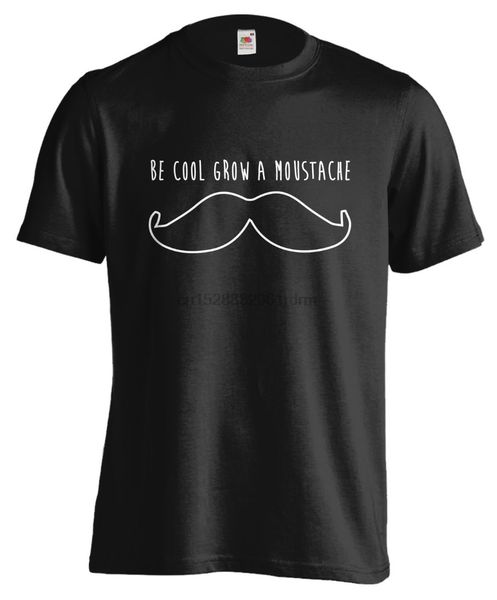 

качество рубашки новый стиль t shirt unisex be cool row moustae биоты camiseta divertida s m l xl новинки повседневная одежда