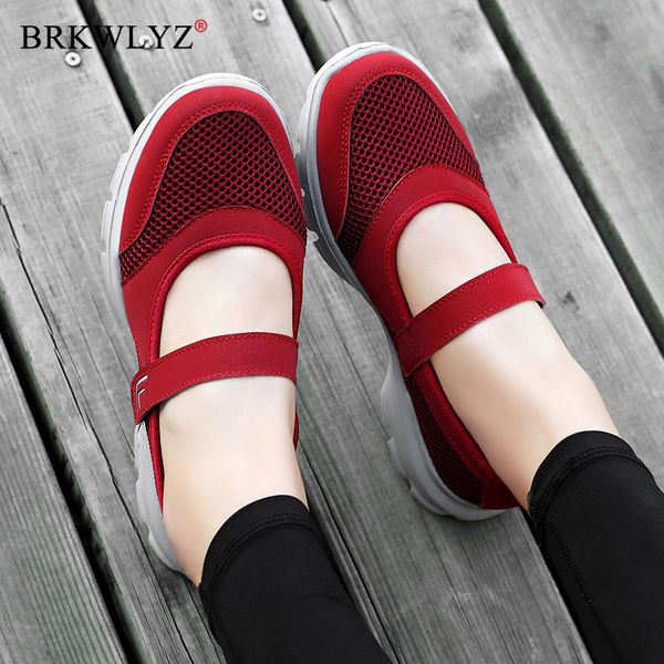 

women flats shoes summer mesh sneakers breathable casual shoes women loafers lady soft walking sneaker boat shoe zapatos mujer, Black
