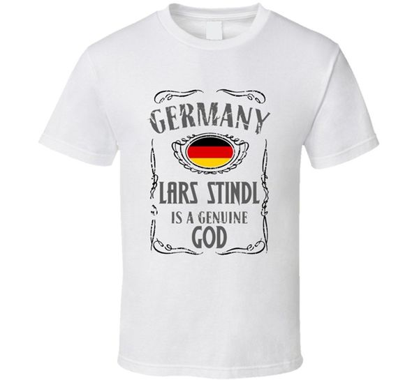 

2019 new fashion brand clothing print round neck man lars stindl is a genuine god germany footballer fan tee shirt maker