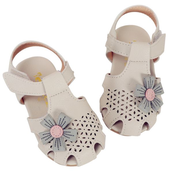 

favourite summer children shoes baby girl sandals princess shoes girls soft floor baby hoolow out flower, Black;red