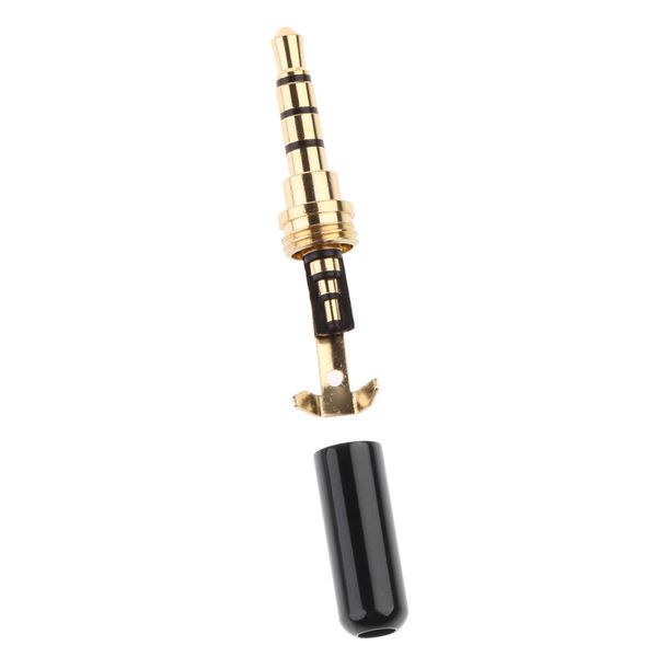 

gold-plated 3.5mm socket converter male heads for earphone headset black