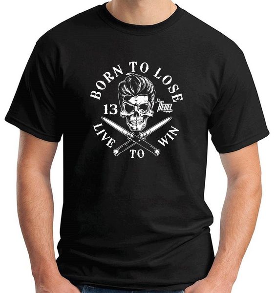 

new fashion summer personalized t-shirt johnny rebel born to lose personalized t shirts fashion men t shirts round
