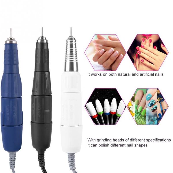 

102l-2.35mm electric nail drill handle handpiece for electric nail manicure machine pedicure drill machine accessory tool