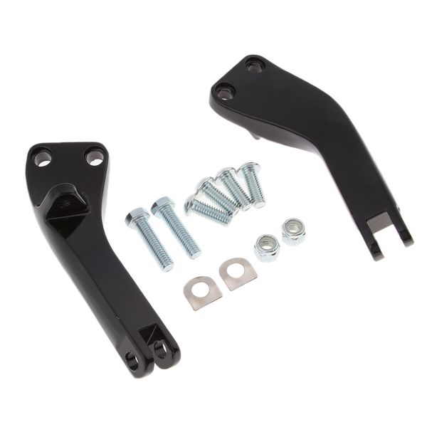 

50210-06 passenger footpeg support kit black for dyna glide models