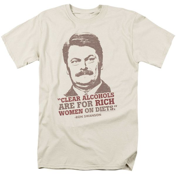 

parks and recreation ron swanson rich women licensed t-shirt cotton tee shirt more size and colors