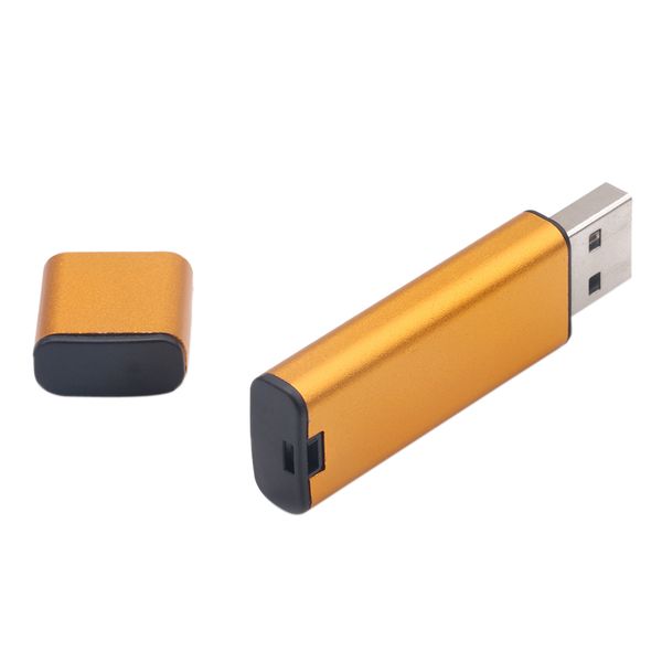 

gold dull polish usb 2.0 flash drives memory stick data storage u disk