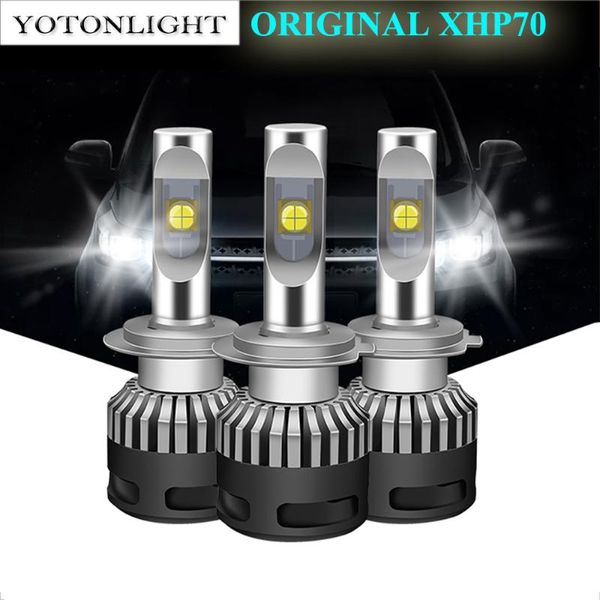 

yotonlight 2pcs xhp70 h4 h7 h11 car led headlight 110w 13200lm 9005 9006 9012 h8 h9 3 4 hir2 led light bulb 6000k 12v auto