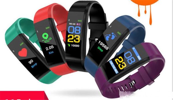 

id115 plus smart wristband heart rate fitness gps activity tracker smart bracelet sleep monitor camera and music remote control