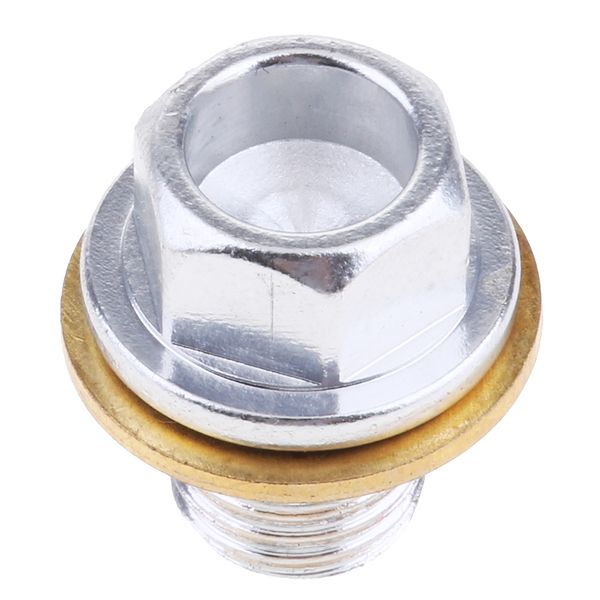 

magnetic oil drain plug bolt for yamaha fz fj mt 09 yzf-r1 r6 trx850 silver