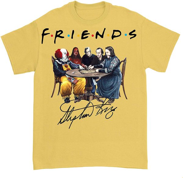 

friends it pennywise squad villains halloween horror character movie t shirt men women tee shirt 20th 30th 40th 50th birthday