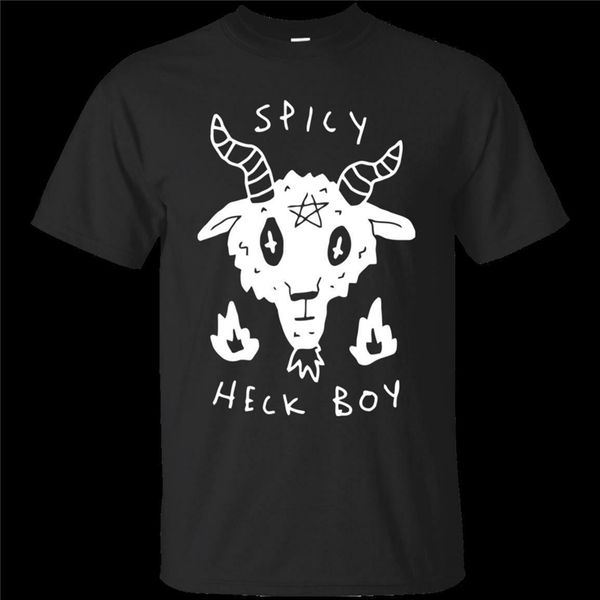 

men spicy heck boy color black t-shirt size s-5xl custom graphic tees tee shirt