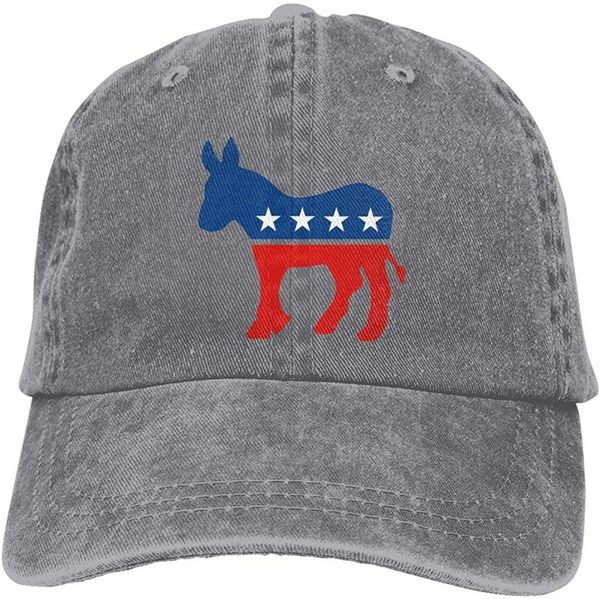 

democrat soft casquette cap vintage adjustable baseball caps, Blue;gray