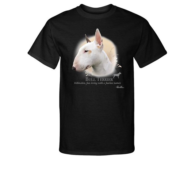 

2019 fashion cotton tee shirt fashion bull terrier dog t-shirt