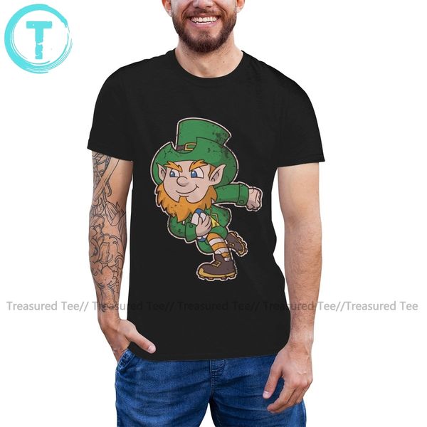 

irish leprechaun t shirt retro irish rugby leprechaun t-shirt male big tee shirt graphic fun beach tshirt