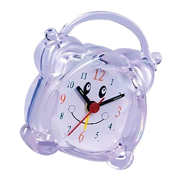 

travel alarm clock mini snooze clock analog quartz clock with led night light