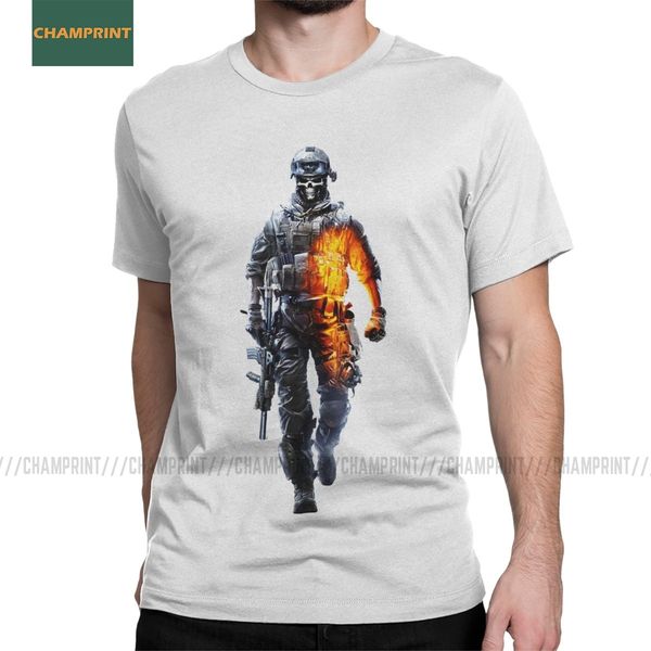 

battlefield t-shirt men войны bf1 shooter для v видеоигра урожай хлопка тис круглым воротом с коротким рукавом футболки 4xl 5xl одежда
