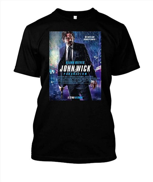 

limsayk john-wick-3-parabellum-overseas-poster t-shirt for men t-shirt novelty cool men's short sleeve t shirt tee