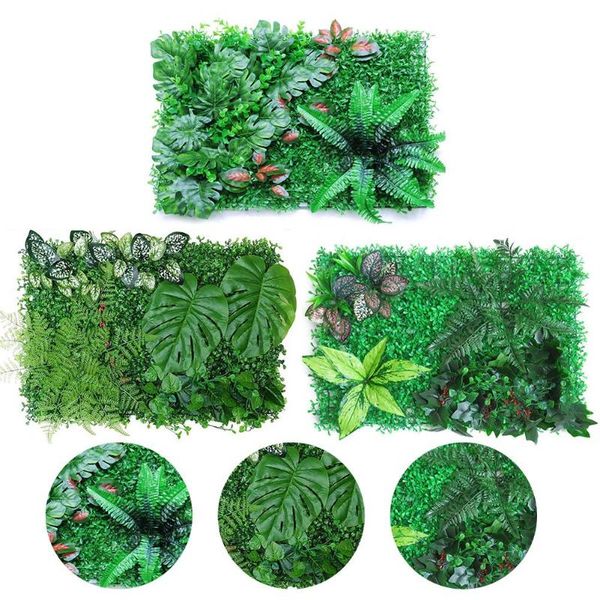 

40*60cm artificial plant grass diy lawn wall green plants wedding background board garden home office decoration