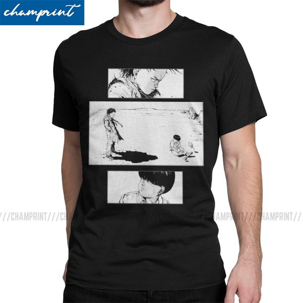 

men's akira collection t shirt kaneda tetsuo japan manga novelty short sleeve o neck tee shirt plus size t-shirt