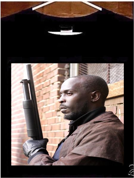 

omar little t shirt; omar the wire tee shirt 2019 fashion men classic short sleeve funny casual tee shirts
