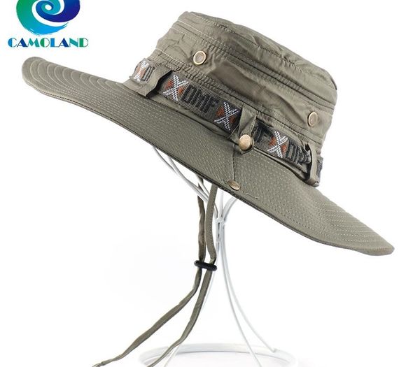 

camoland waterproof bucket hat for men women outdoor fishing cap summer uv protection sun hat male panama cap female beach hats y200716, Blue;gray