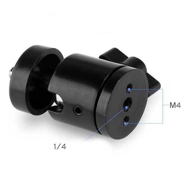 

tripods 360 degree screw thread aluminum alloy mini-spherical small camera holder single three-hole bracket