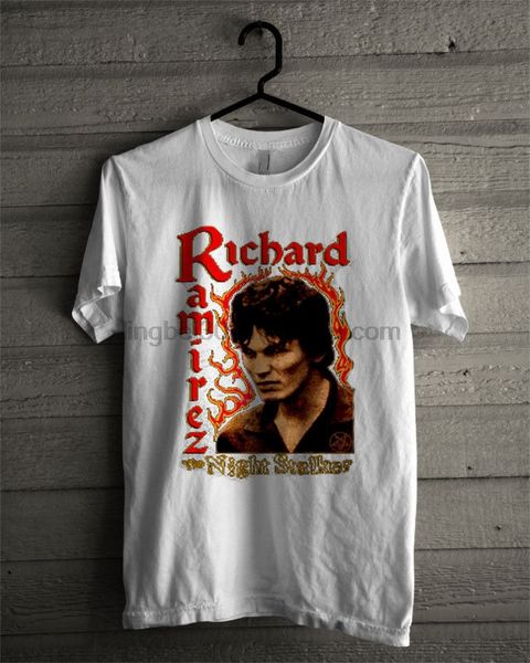 

hot top rare richard ramirez the night stalker футболка новый топ оттиск