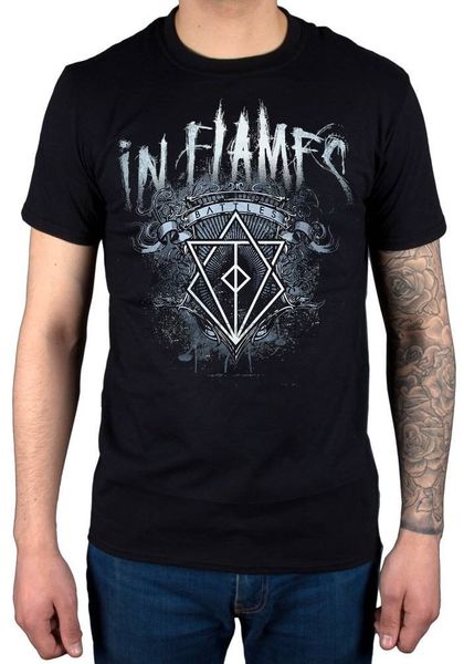 

in flames battles crest t-shirt siren charms lunar strain clayman colony(2