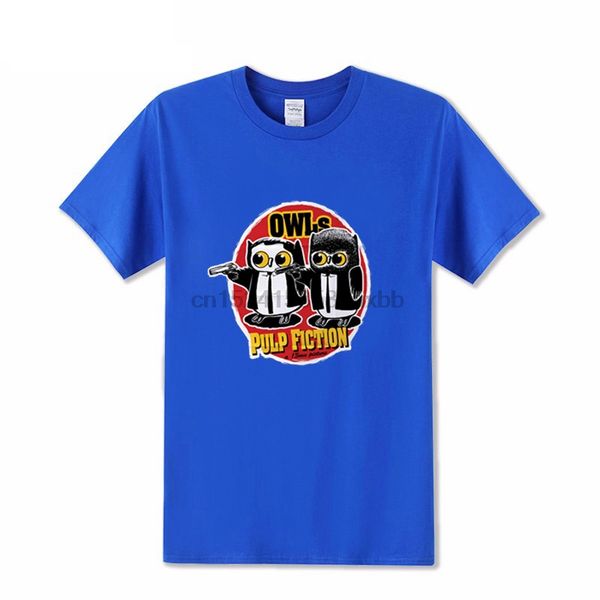 

nerd parody cartoon owl pulp fiction t shirt men funny fashion animal print t-shirt kids humor leisure tshirt boys favorite gift