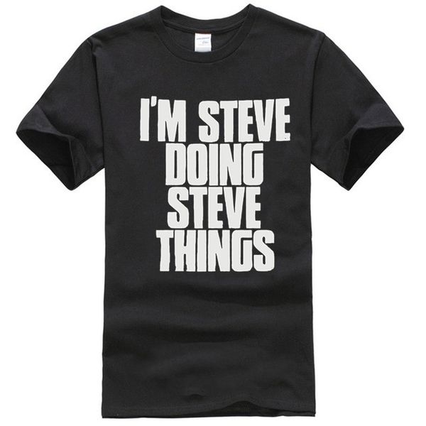 

i'm steve doing steve things funny holiday gift short-sleeve t-shirt