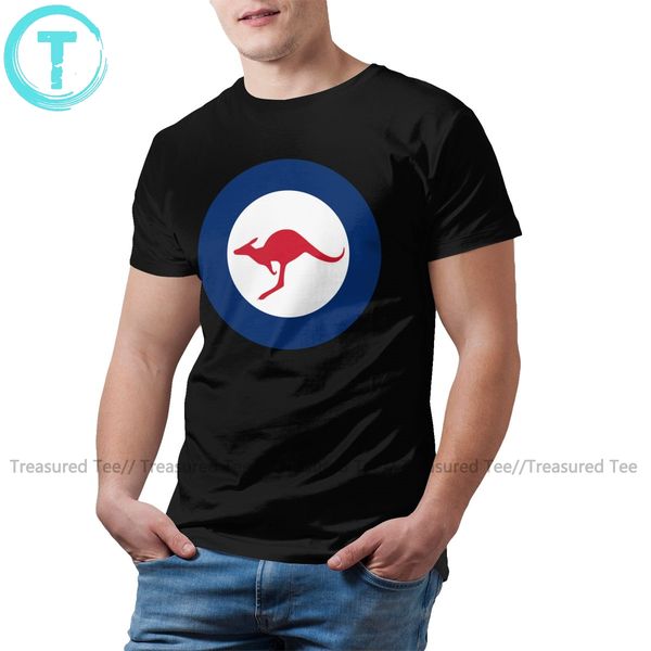 

кенгуру футболка royal australian air force t-shirt summer plus размер tee shirt mens cotton printed tshirt