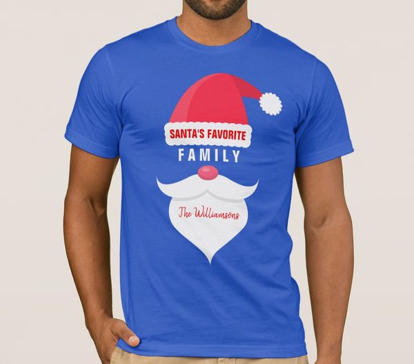 

смешные рождество санта favorite семьи пользовательские men'st-shirt