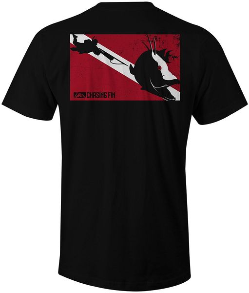 

2019 new summer cool tee shirt hogfish hunter fish dive saltwater t-shirt for men cotton t-shirt