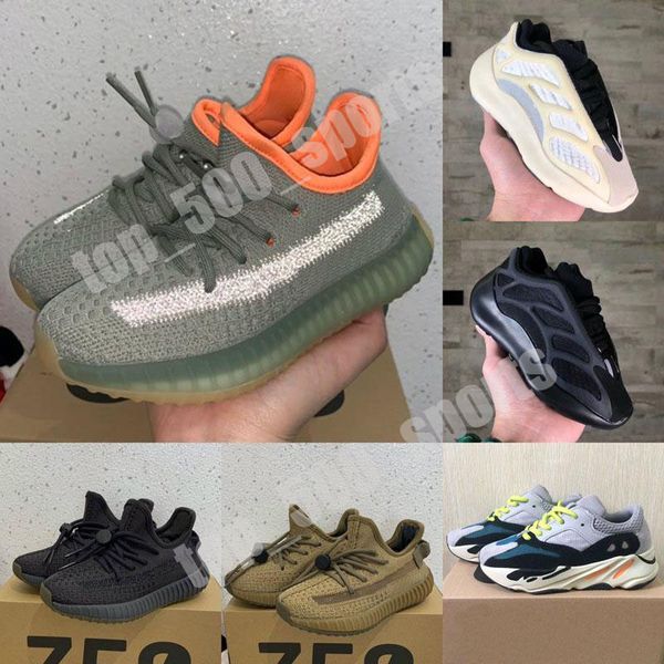 

new baby kids shoes kanye west v2 wave runner 700 v3 running shoes girl boy toddler trainer sneakers children athletic shoes black grey, White;red