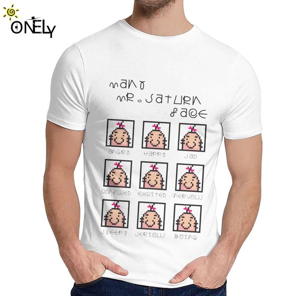 

o-neck many saturn face earthbound mother rpg t shirt crazy for male natural cotton la camiseta us size s-6xl