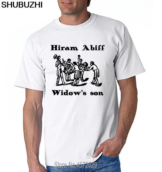 

hiram abiff t-shirt window's son ason asonry tee fashion funny tees euro size