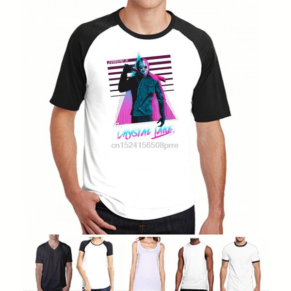 

100% cotton o-neck custom printed tshirt men t shirt welcome to camp crystal lake - friday the 13th women t-shirt