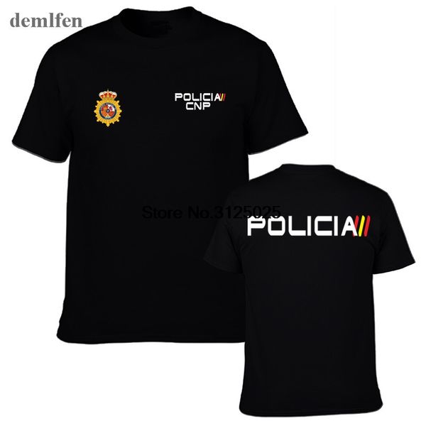 

espana policia spain national police espana policia cnp uip upr anti riot swat geo goes special forces men t-shirt cool tees top