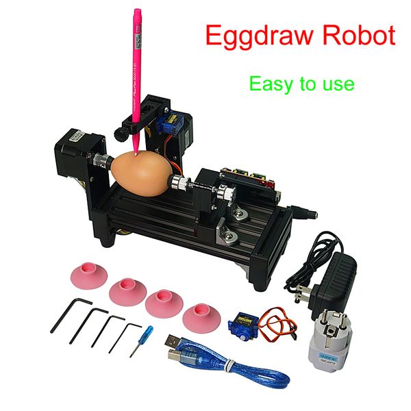 

220v/110v egg-drawing robot ball drawing machine spheres drawing machine on egg and ball for diy and education children