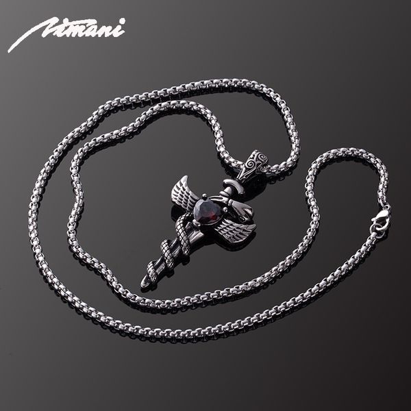 

men's pendant, stainless steel pendant necklace for men jewelry accessories, male necklace, Silver