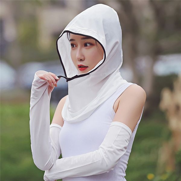 

dustproof neck protector silk scarf hat drop protection removable fisherman sunscreen uv sunshade hats drop shipping m24, Blue;gray