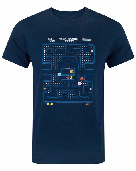 

pac-man retro arcade game classic mens t-shirt gaming tee style tee shirt